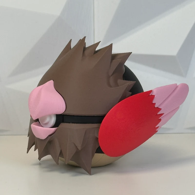 #021 Edición Gorrión Feroz - Fan Art Premium Impreso en 3D