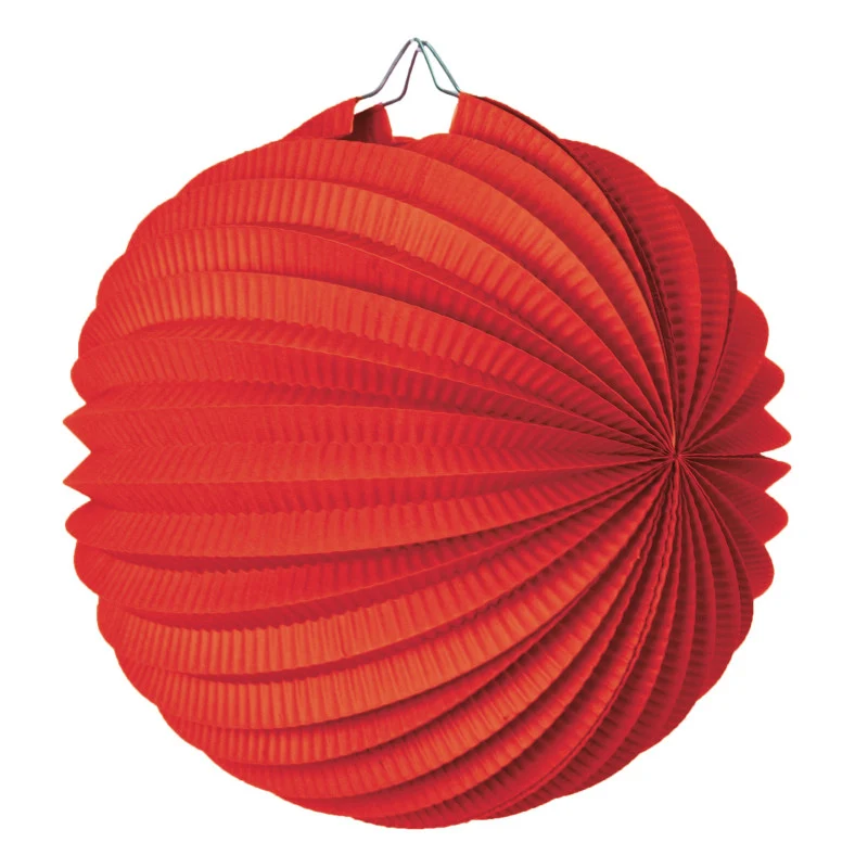Lanterna de papel vermelho