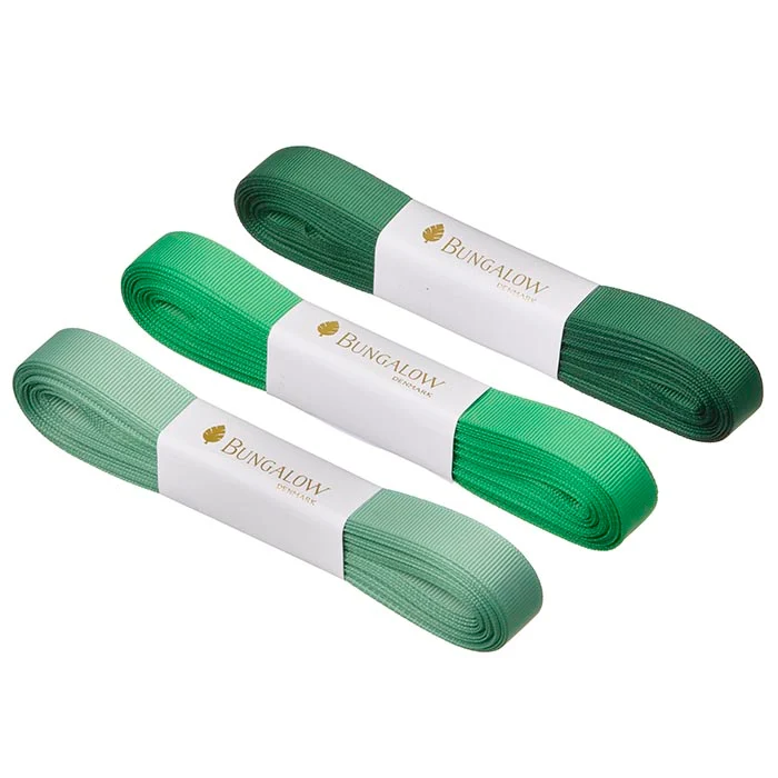 Fita de gorgorão, gama verde-esmeralda