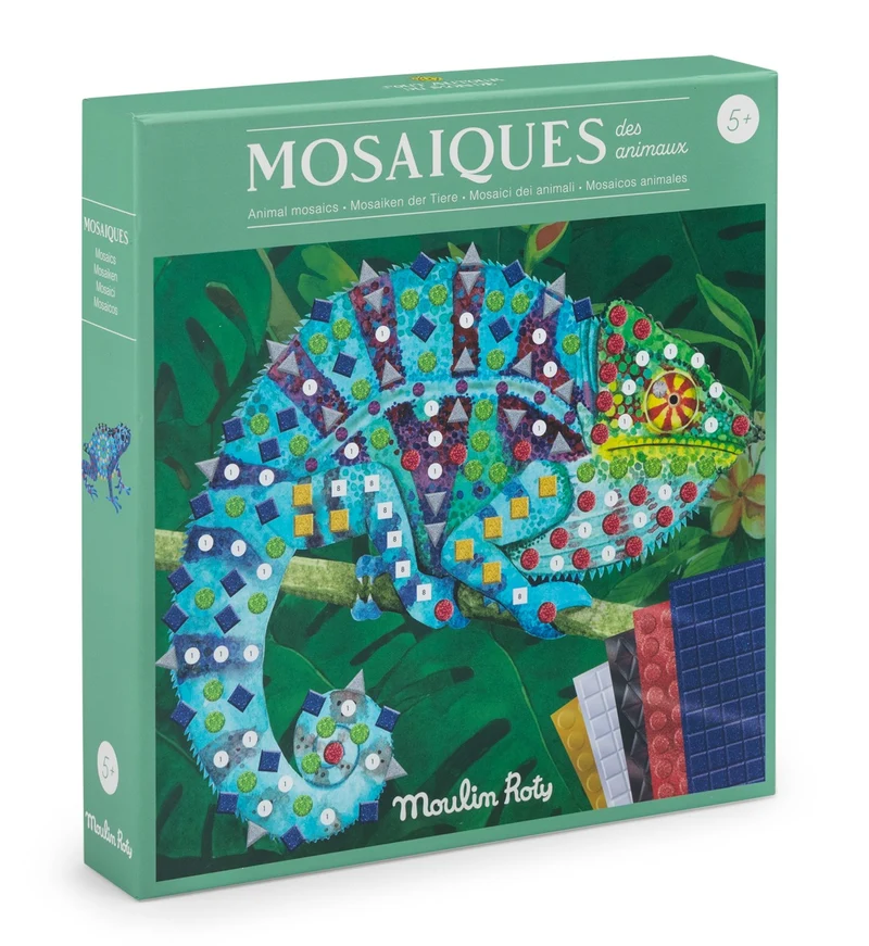 Kit de mosaico animais do mundo