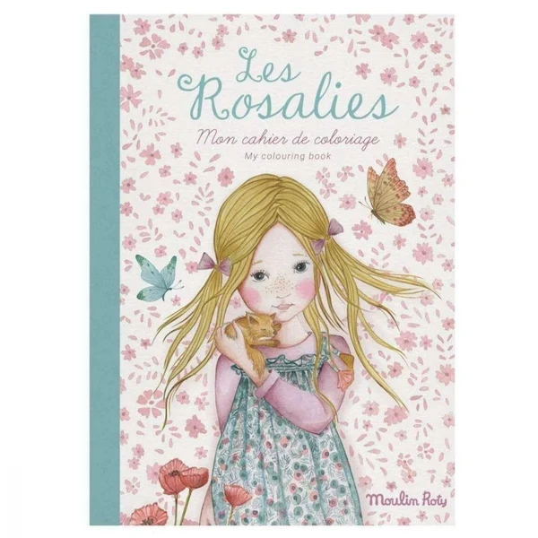 Caderno de colorir Les rosalies