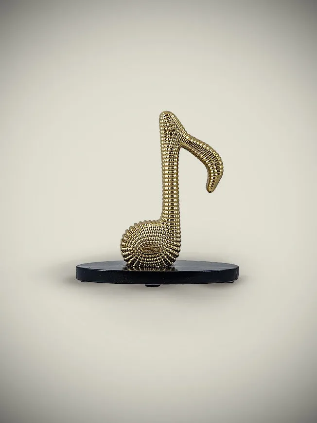 Figura Decorativa 'Corchea' Dorada