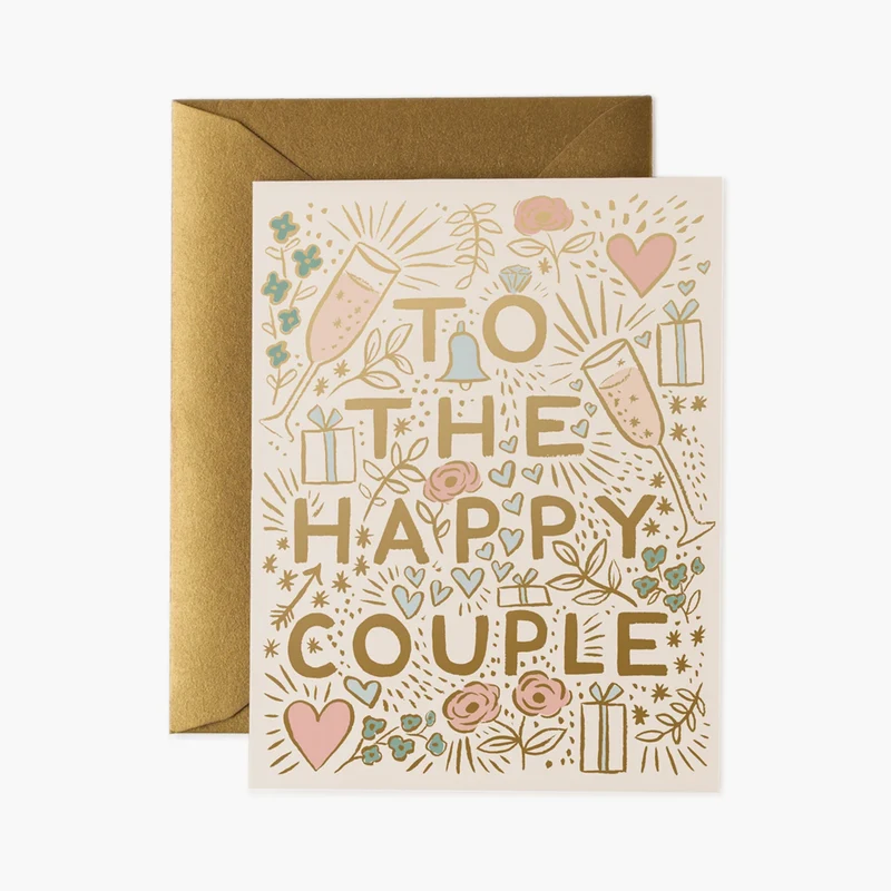 Tarjeta felicitación Happy Couple Card R. Paper & Co.