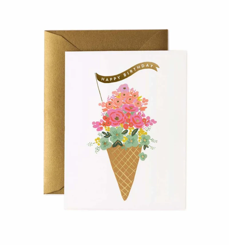 Tarjeta Ice Cream Birthday R. Paper & Co