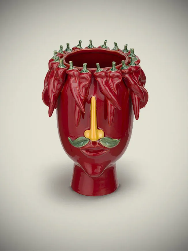 Jarrón Decorativo 'Arciboldo' - Pimientos