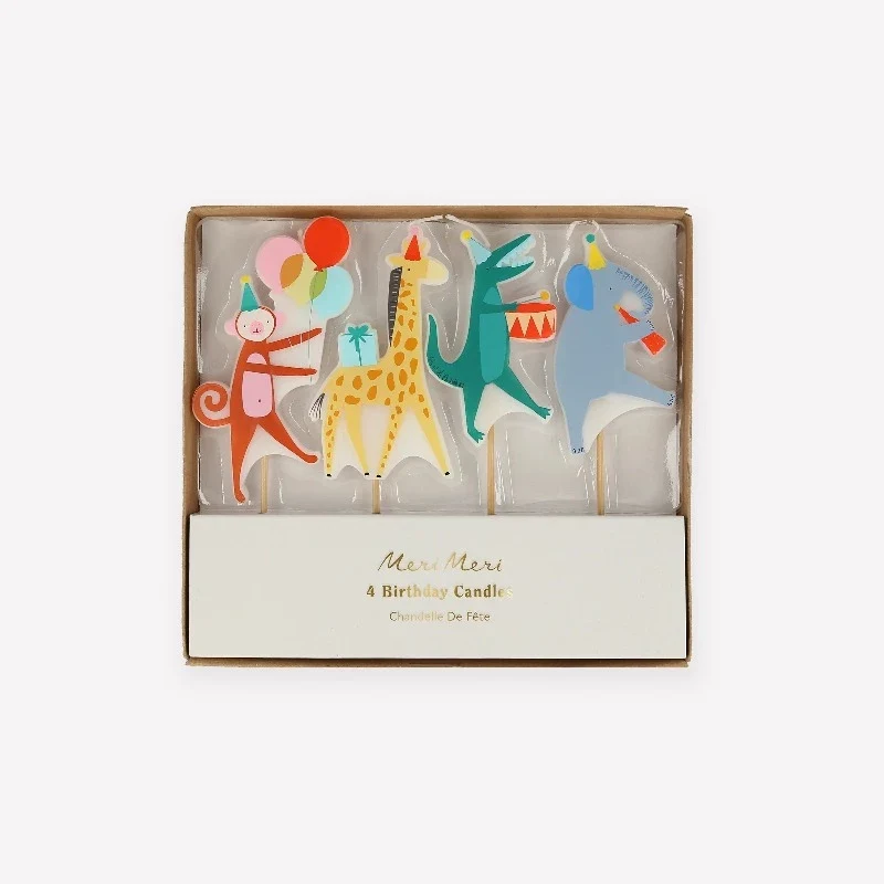 Velas animal parade / 6 uds.