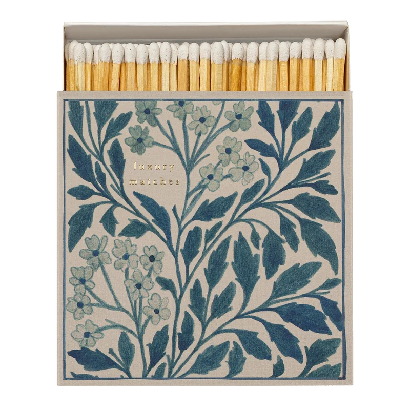 Caja de cerillas Blue Floral