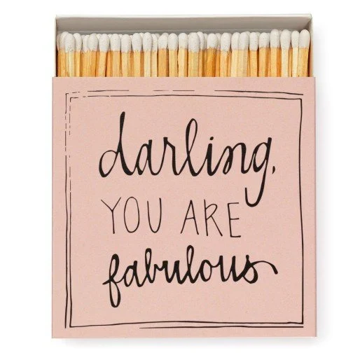 Caja de cerillas Darling you are Fabulous