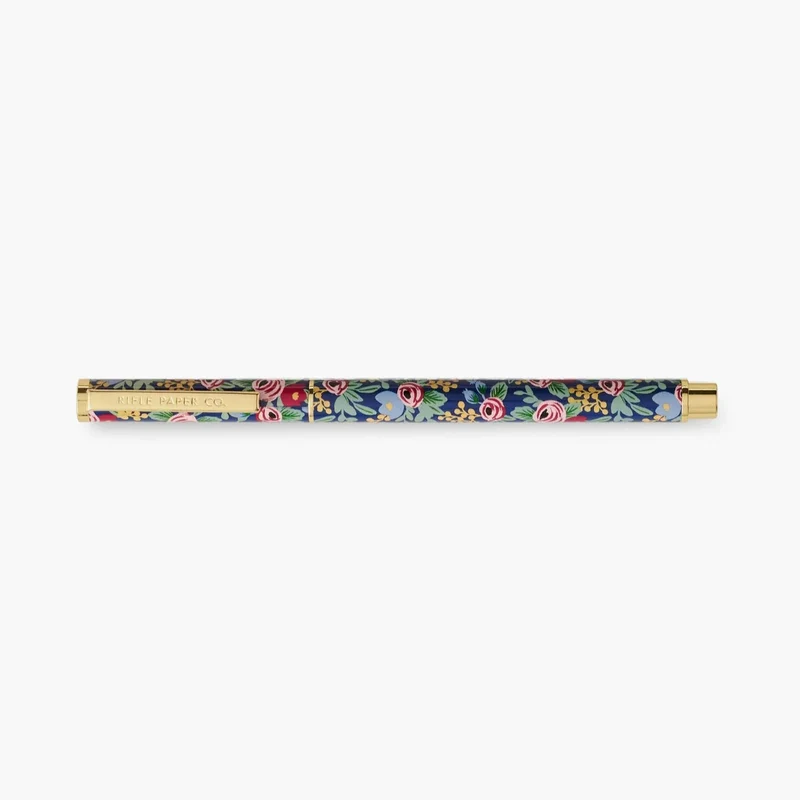 Bolígrafo estampado flores Rosa R. Paper & Co.