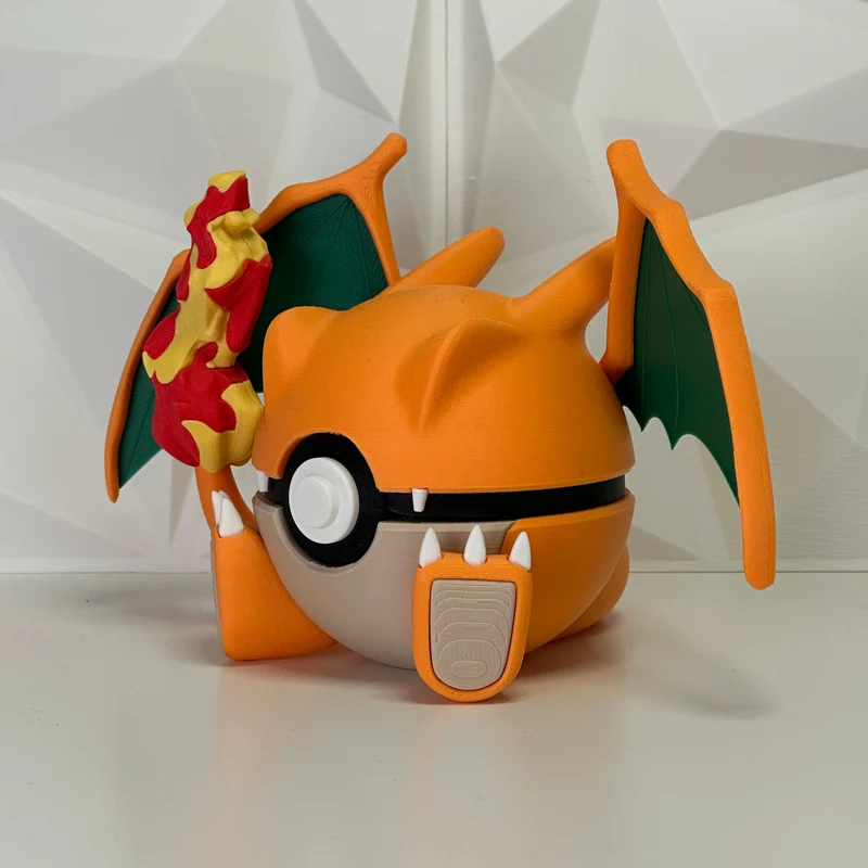 #006 Edición Dragón de Fuego - Fan Art Premium Impreso en 3D