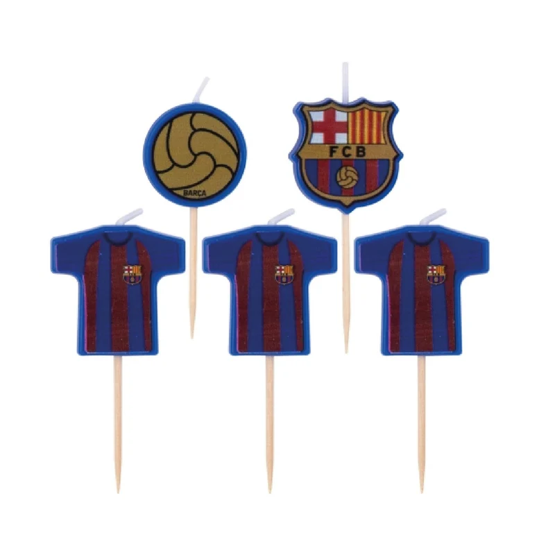 Velas FC Barcelona Oficial / 5 uds.