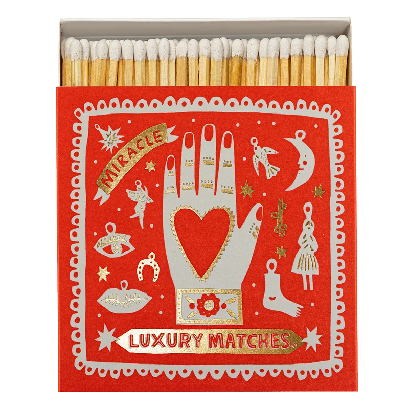 Caja de cerillas Red Miracle Matches