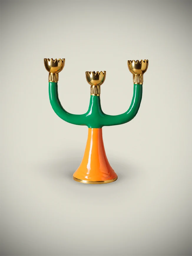 Candelabro de Metal de Colores 'Funkie'