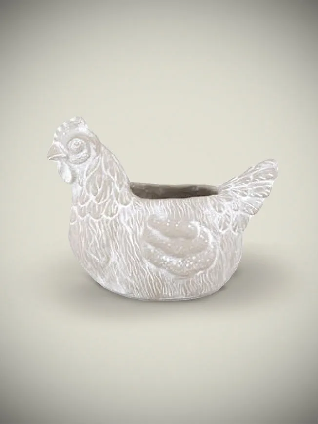 Macetero Decorativo 'Gallina'