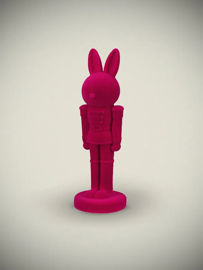 Figura Decorativa 'Conejo Nutcracker' - Rosa