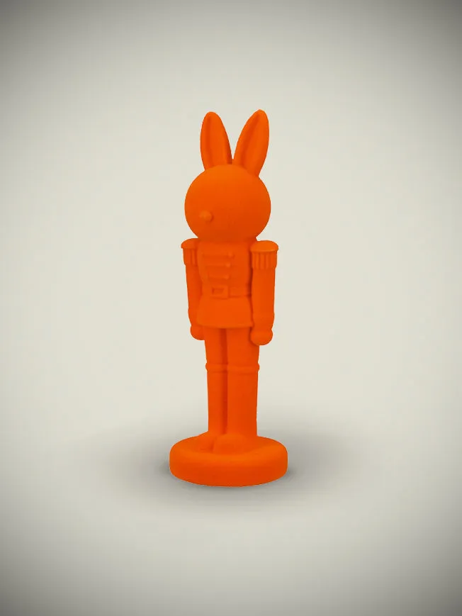 Figura Decorativa 'Conejo Nutcracker' - Naranja