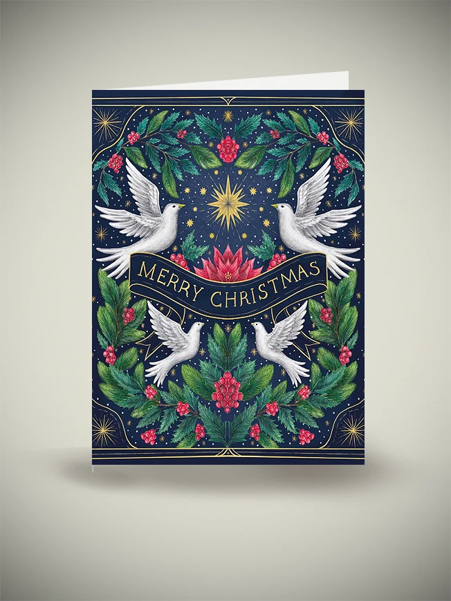 Pack 8 Tarjetas de Navidad 'Merry Christmas Stories'