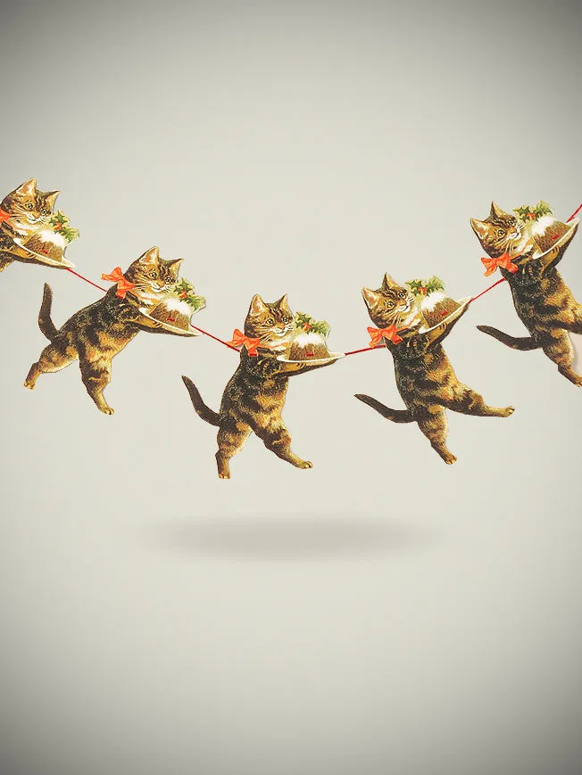 Guirnalda de Navidad 'Christmas Cat & Pudding'
