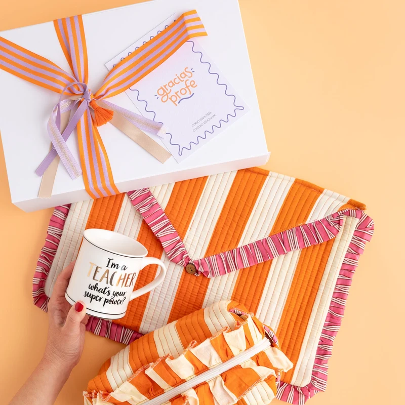 Caja Orange Beauty "Gracias Profe" personalizado * Edición Limitada *