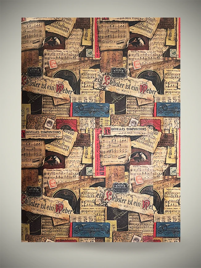 Papel Envoltorio 'Music Notes' - 100x70 cm
