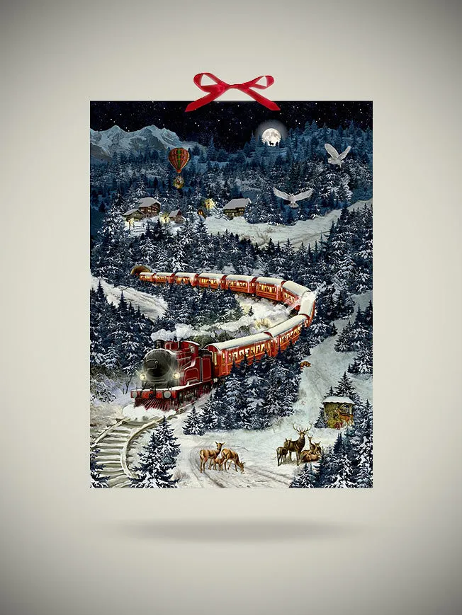 Calendario de Adviento 'Christmas Express' - Barbara Behr -38x52 cm