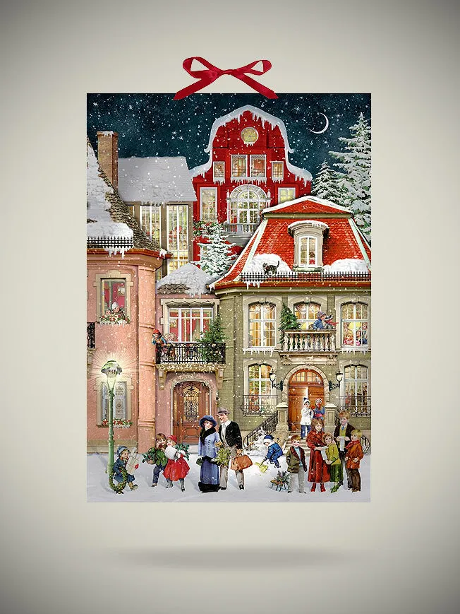Calendario de Adviento 'Navidad en la Avenida' - 52x38 cm