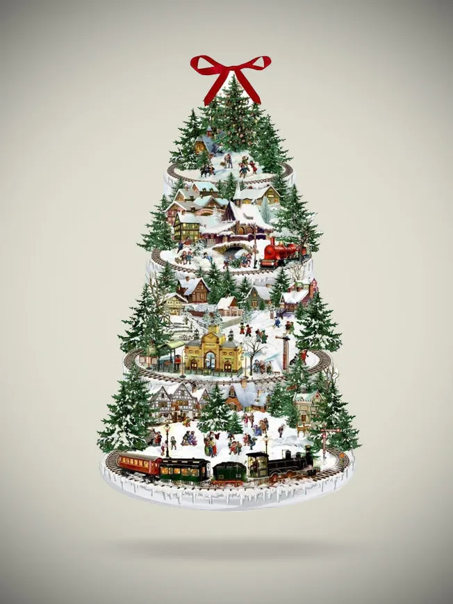 Calendario de Adviento 'Circuito Tren de Navidad' - 38x60 cm