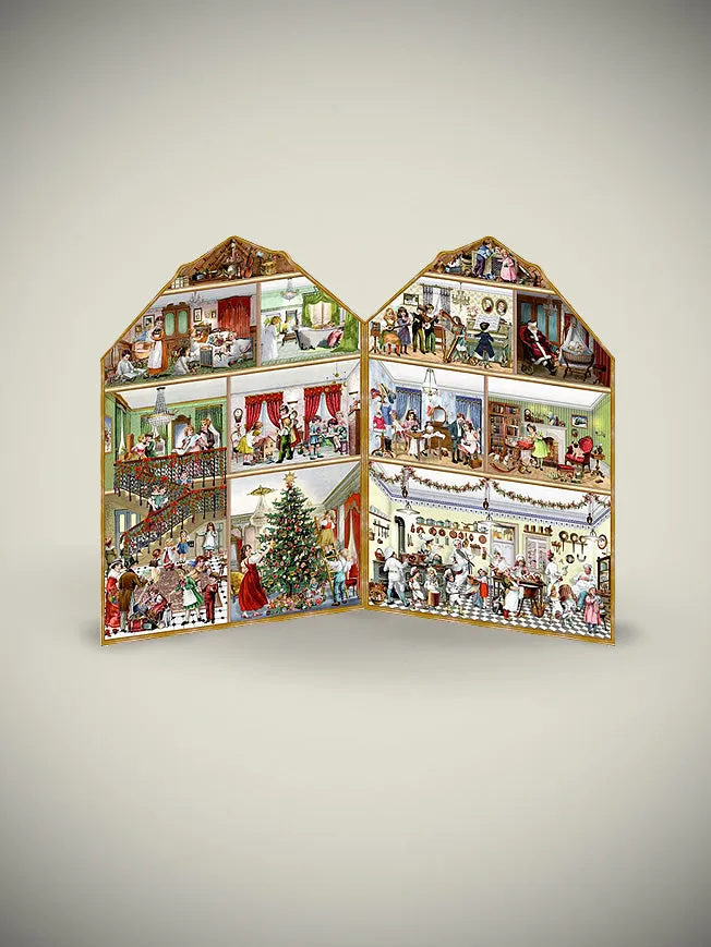 Calendario de Adviento Díptico 'Fiesta en la Casa Victoriana' - Barbara Behr