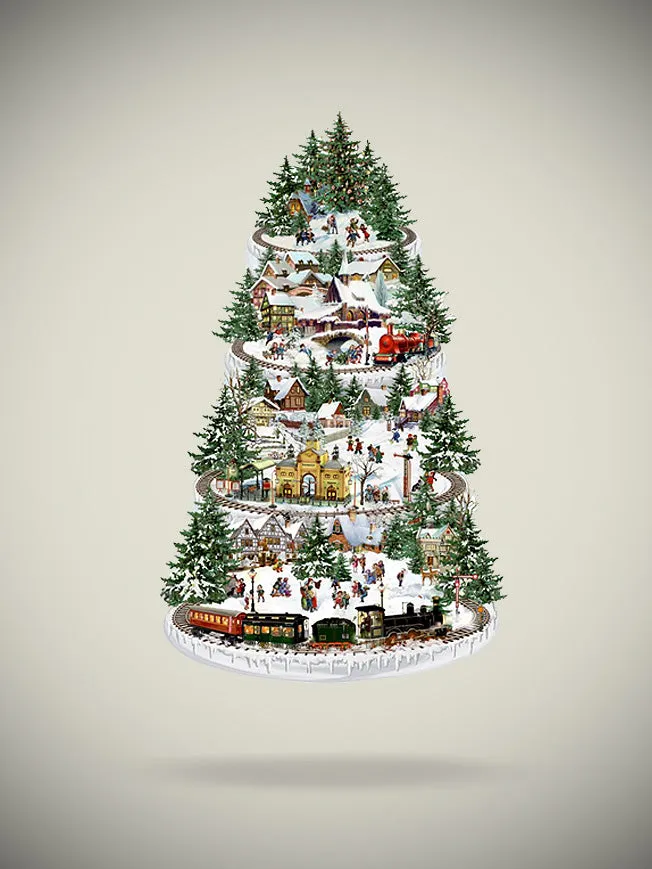 Calendario de Adviento 'Circuito Tren de Navidad' - DIN A3