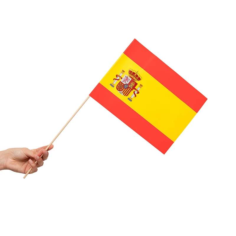 Bandeira de mão Espanha
