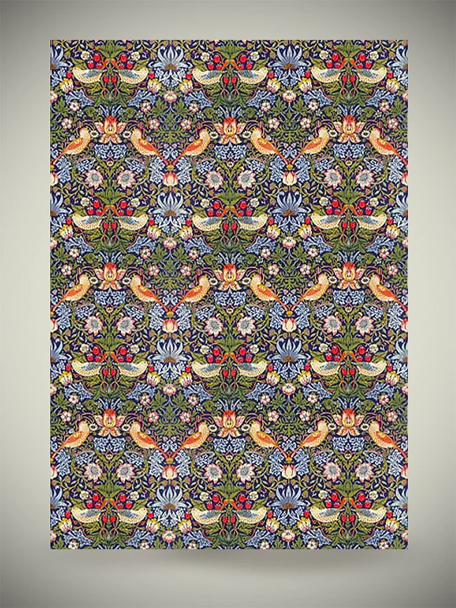 Papel Envoltorio 'Strawberry Thief' - 70x50 cm