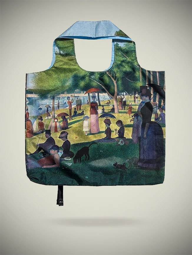 Bolsa Plegable 'Tarde de Domingo En La Isla de La Grande Jatte' - Seurat