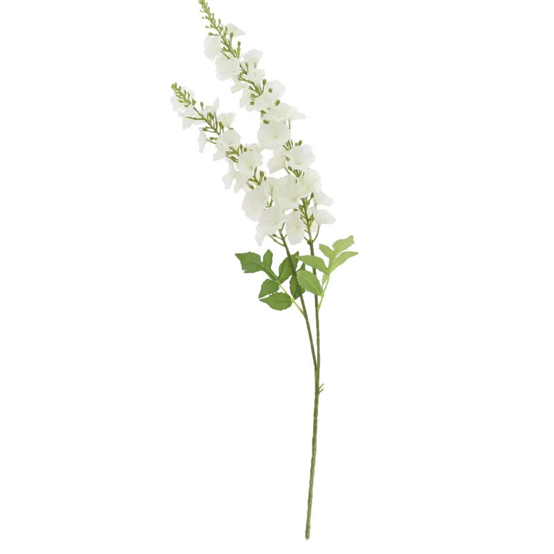 Ramo Artificial Delphinium Branco