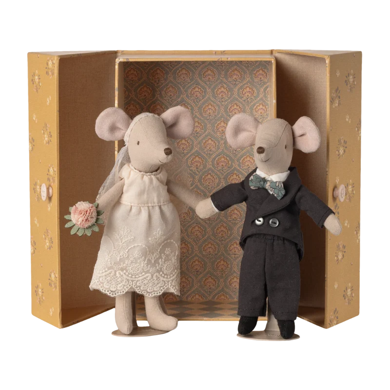 Ratoncitos Viva los novios en caja Maileg