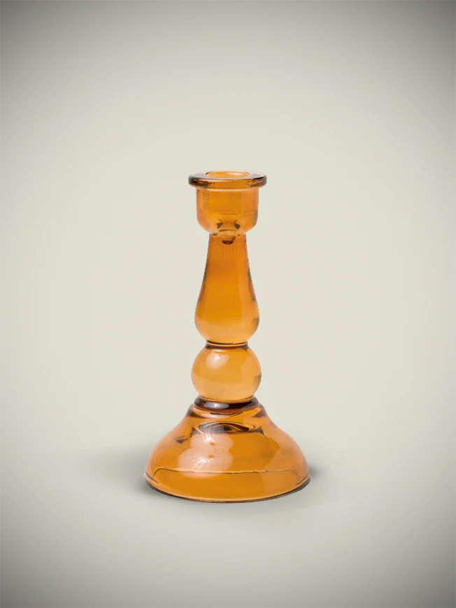 Candelabro de Cristal 'Roma' - Ambar