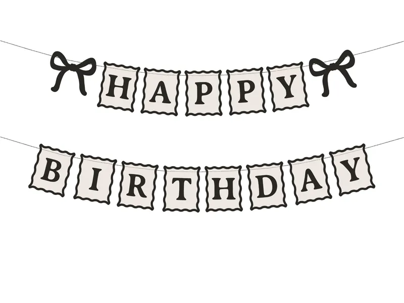 Guirnalda Happy B-day lazos