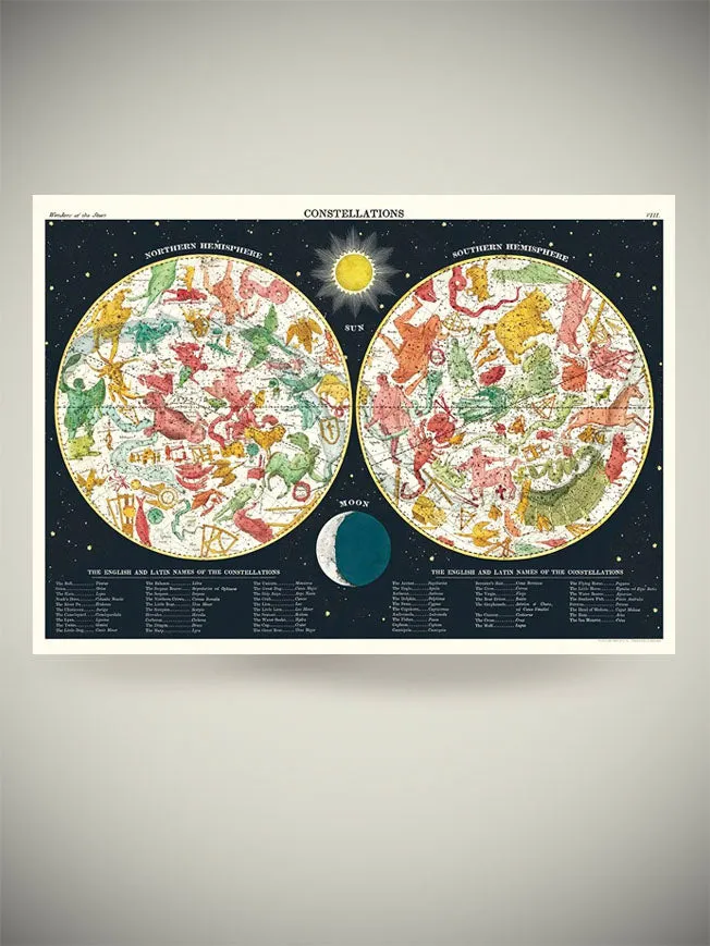 Papel Poster & Wrap 'Constellations' - Cavallini & Co