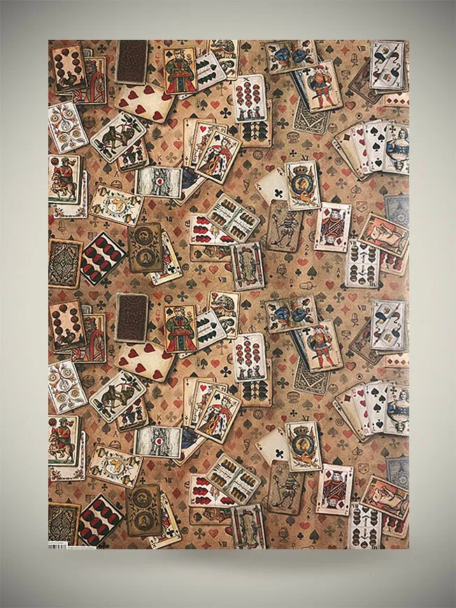 Papel Envoltorio 'Playing Cards' - 100x70 cm