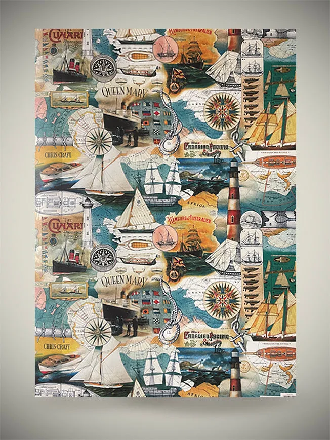 Papel Envoltorio 'Marine' - 100x70 cm