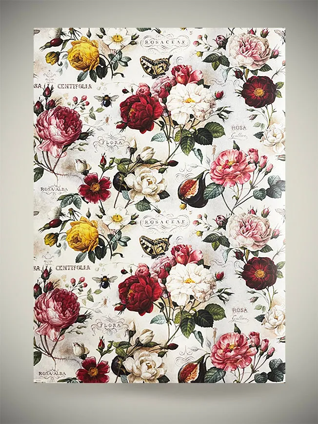 Papel Envoltorio 'Roses' - 100x70 cm