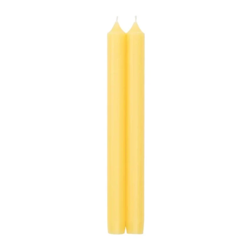 Set velas largas amarillo