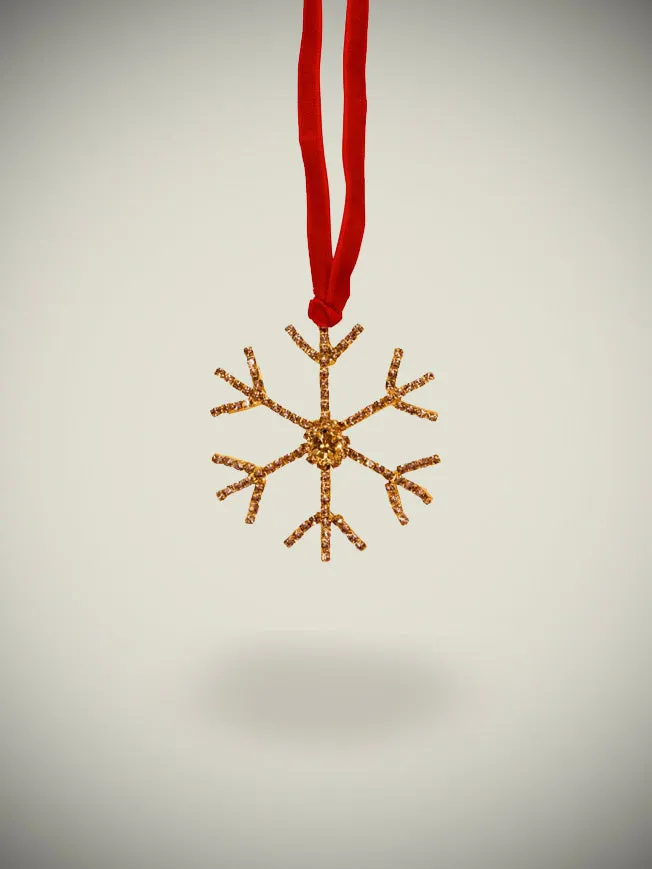 Colgante Decorativo 'Snowflake' con Cristales