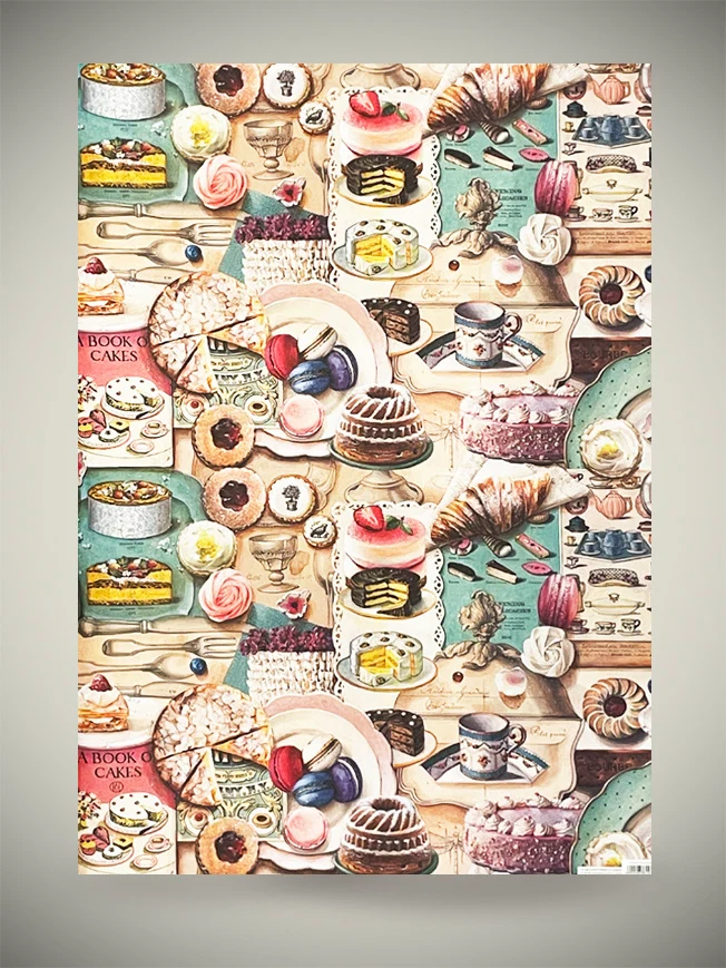 Papel Envoltorio 'Cake Factory' - 100x70 cm