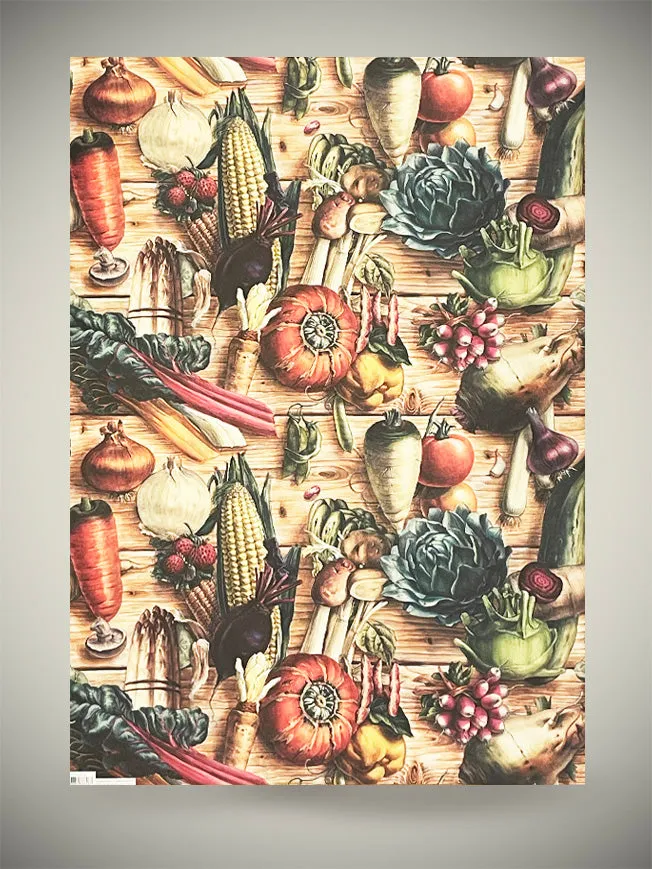 Papel Envoltorio 'Vegetables' - 100x70 cm