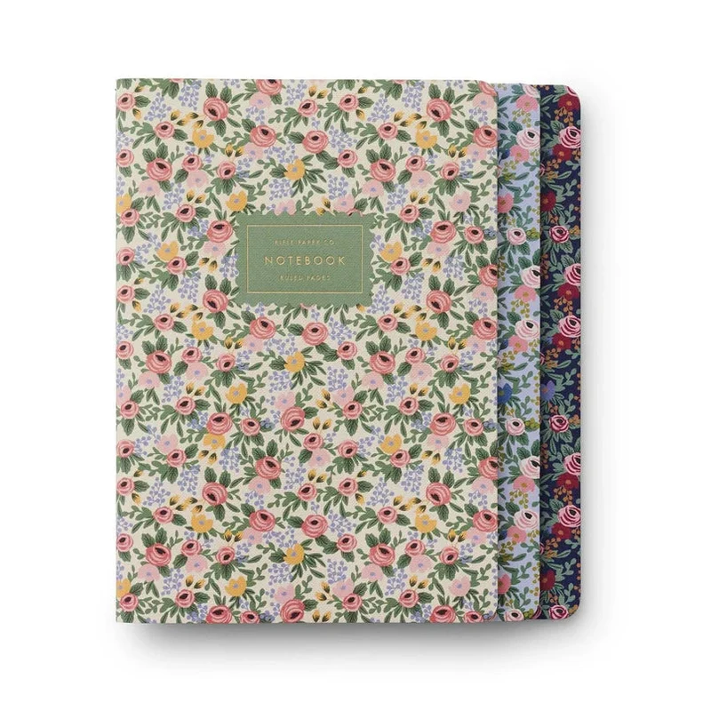 Set 3 Libretas Wild Flower R. Paper & Co.