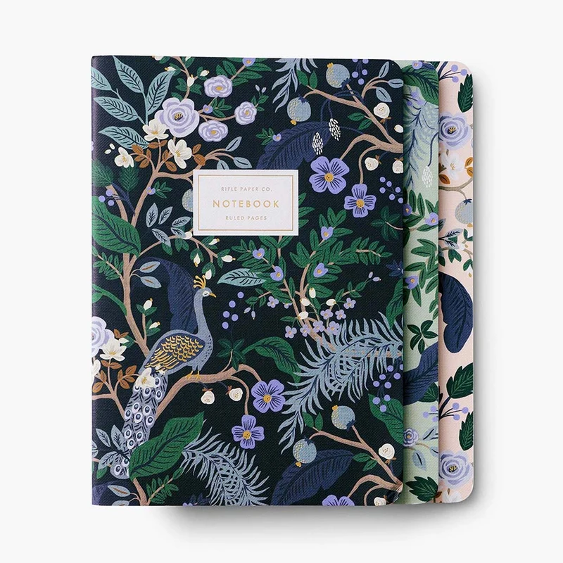 Set 3 Libretas Peacock R. Paper & Co.
