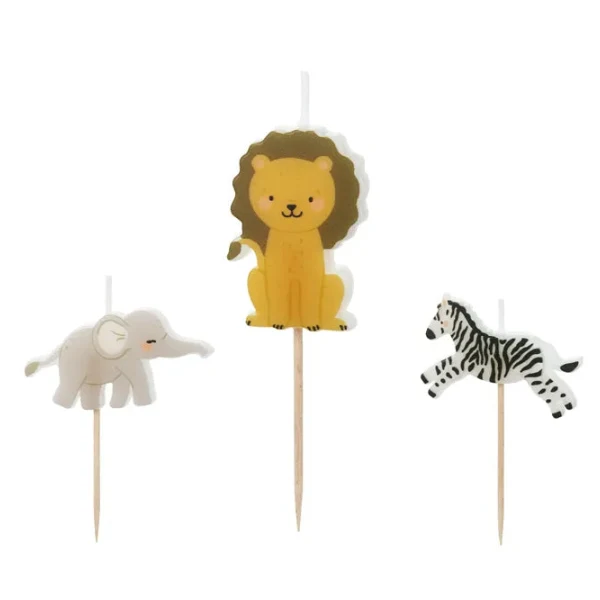 Velas mix Safari / 3 uds.