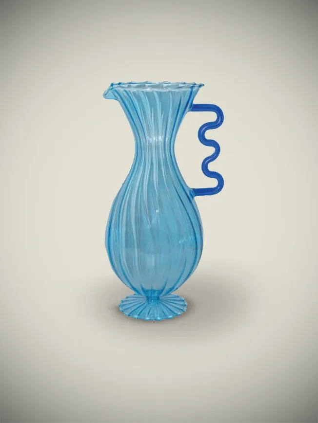 Jarra de Cristal Azul 'Samarcanda' - 1,4 L
