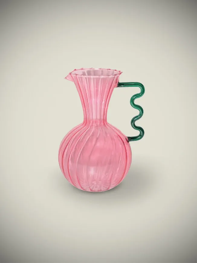 Jarra de Cristal Rosa 'Samarcanda' - 1,5 L