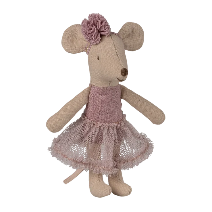 Ratoncita hermana pequeña bailarina Rosa
